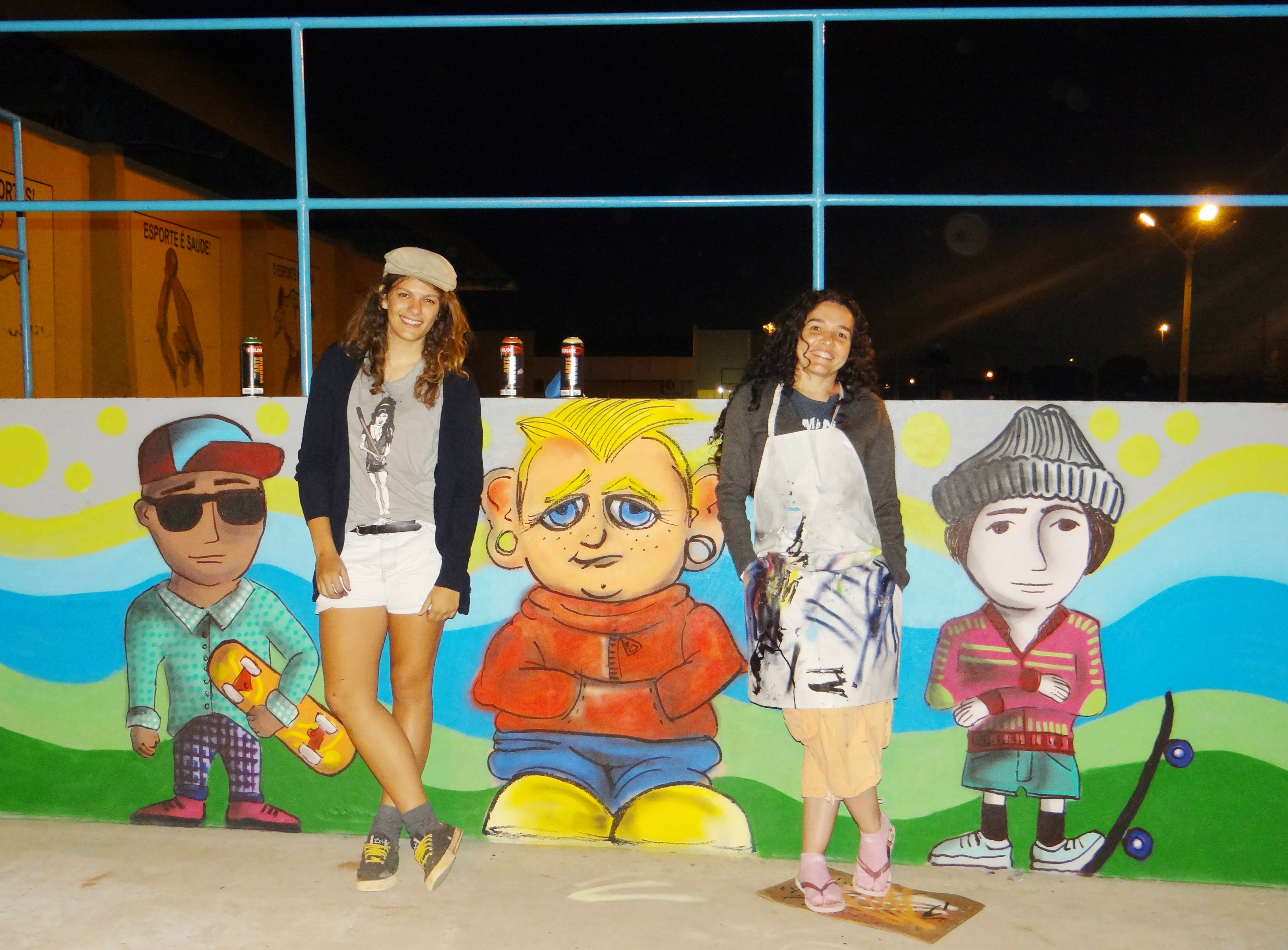 Grafitagem é destaque na pista de skate de Amambai