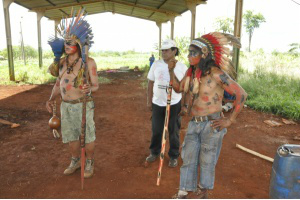Grupo de indígenas já ocupa parte da fazenda Curral de Arame II, vizinha a aldeia Bororó, em Dourados / Foto: Hedio Fazan
