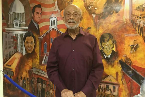 John Feagin, de 87 anos, participou da marcha do boicote aos ônibus no AlabamaFoto: Divulgação 