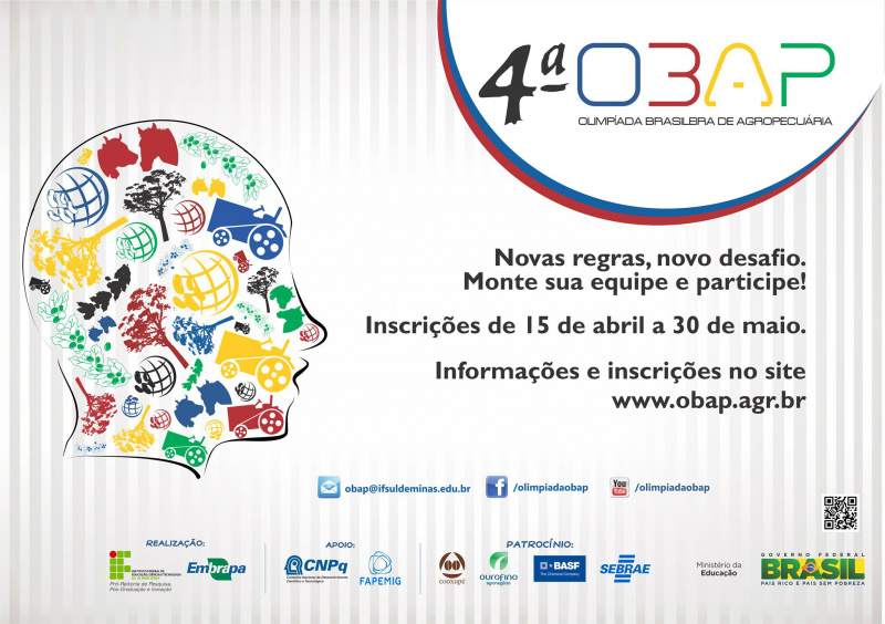 Olimpíada de agropecuária recebe inscrições até 30 de maio Olimpíada de agropecuária recebe inscrições até 30 de maio