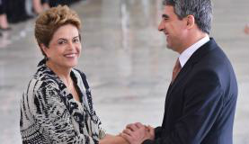 Brasília – Dilma Rousseff e o presidente da Bulgária, Rosen Plevneliev