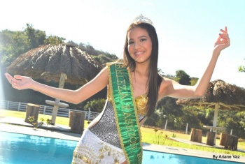 Concurso Beleza Fashion MS 2011 oficializa candidatas do município de Ponta Por Larissa Gomes, Miss Ponta Porã Pré Teen.