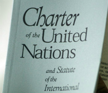 Cópia da Carta das Nações Unidas. Foto: ONU/Mark Garten