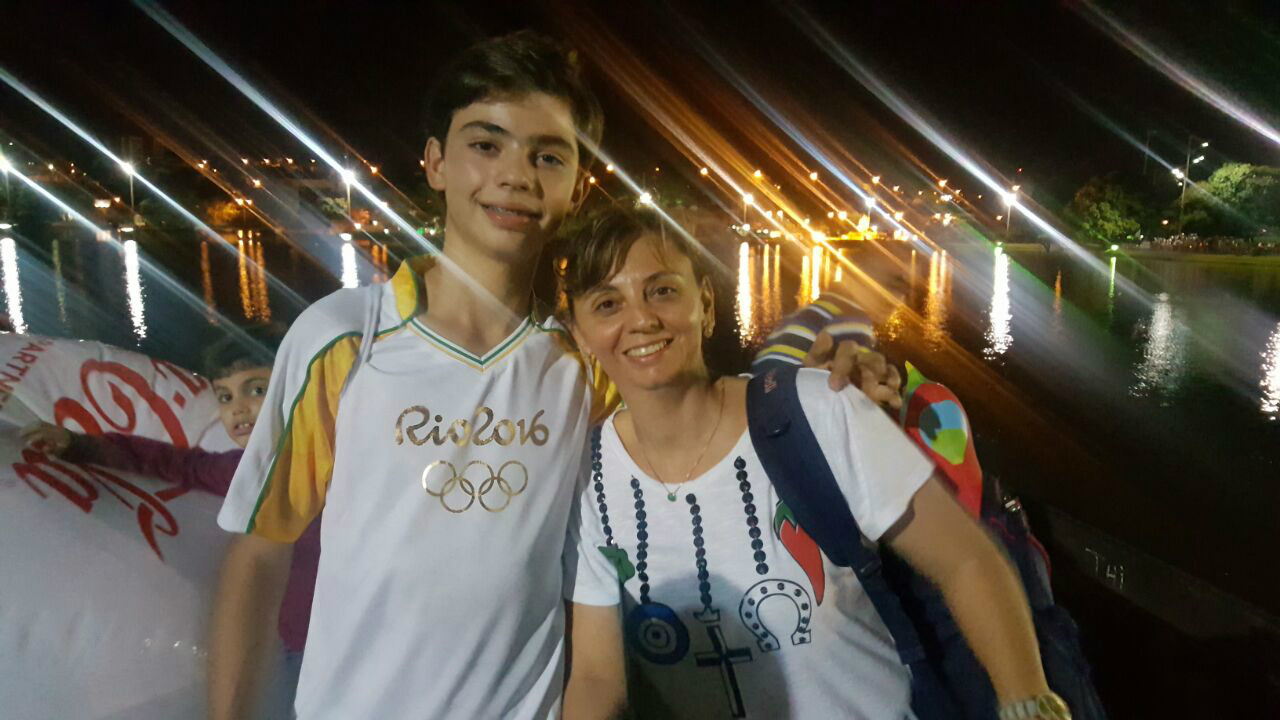 Representando o maior evento esportivo do mundo, tocha olímpica percorre 40 km