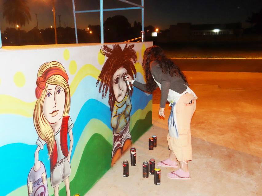 Natacha já realizou diversas oficinas em Campo Grande / Foto: Moreira Produções