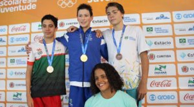 JEJ Curitiba 2017: Natação dá oitava medalha a MS