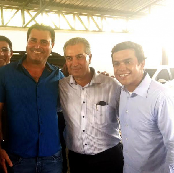 Gilmar Vicentin destaca apoio do deputado Beto Pereira Gilmar Vicentin, governador Reinaldo e Deputado Beto PereiraFoto: Assessoria