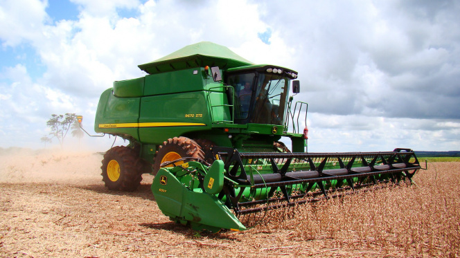 Vendas de máquinas agrícolas caem 32,14% no estado