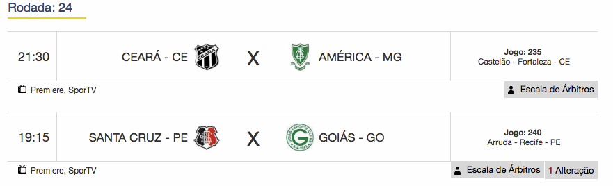 Jogos de hoje - Brasileiro Série B - 24ª Rodada Jogos de hoje - Brasileiro Série B - 24ª Rodada