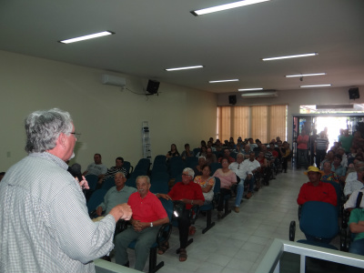 Zeca do PT, durante reunião na câmara de vereadores de Amambai / Foto: Moreira Produções
