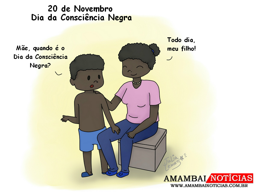 Charge da semana: 20 de novembro - Dia da Consciência Negra