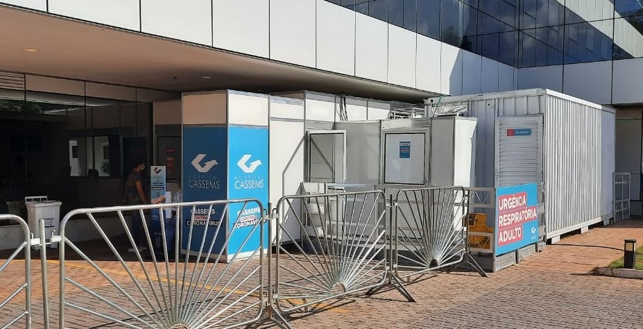 O novo local está instalado ao lado da Emergência do Pronto Atendimento, atrás da entrada principal do Hospital.  / Foto: Assessoria