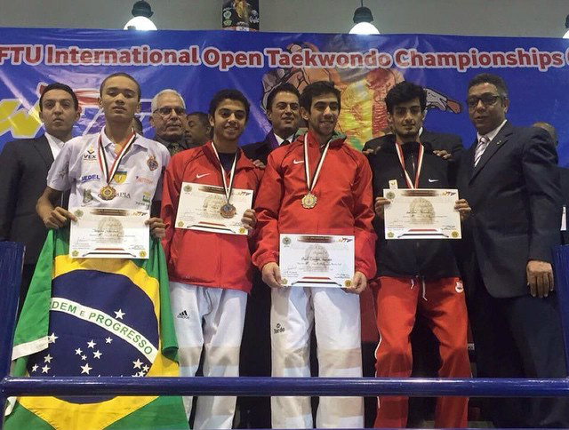 Seleção de taekwondo leva 11 medalhas no Egito