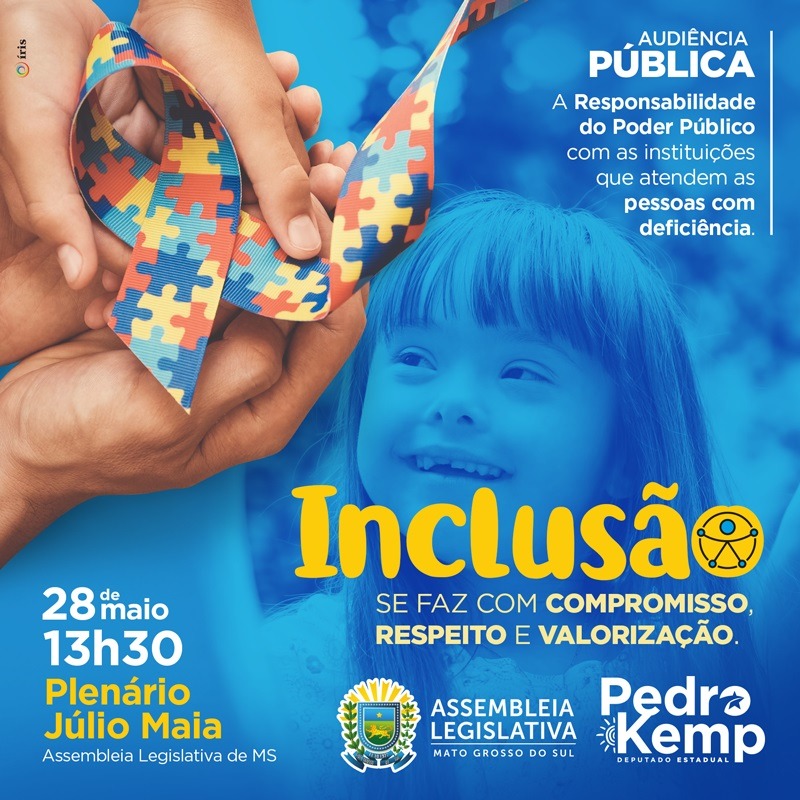 Audiência sobre compromisso do Estado com pessoas portadoras de deficiência