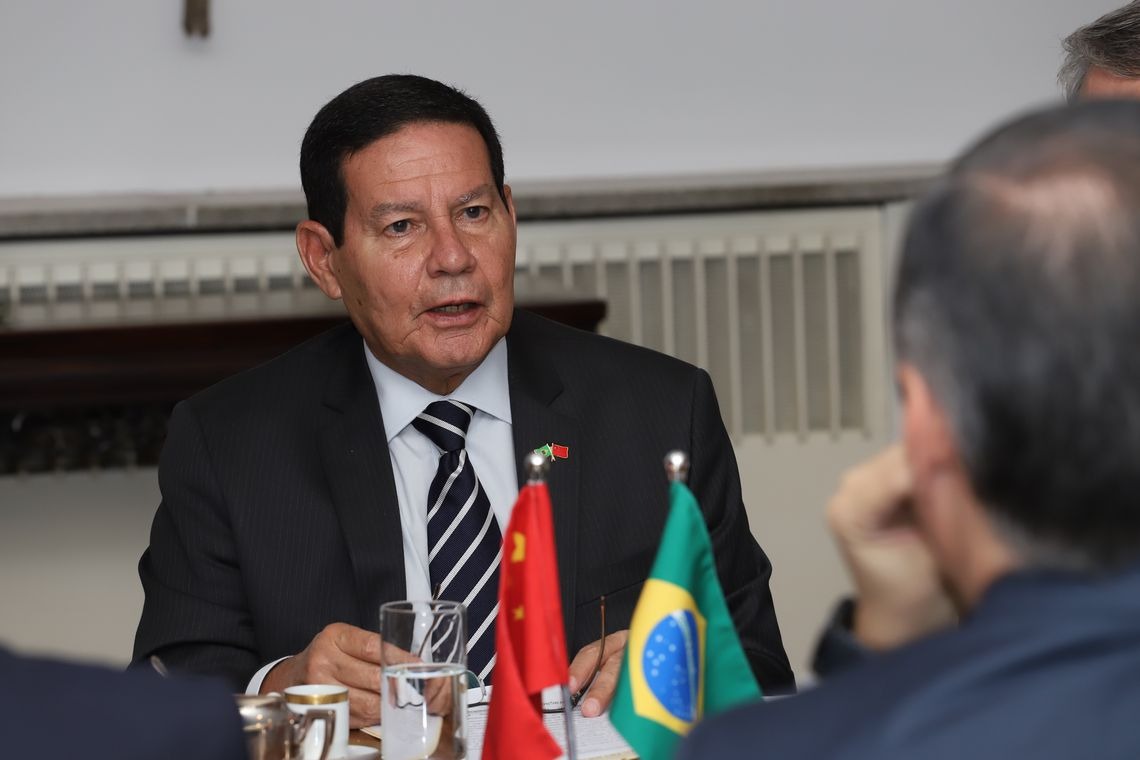 Na China, Mourão preside a 5ª reunião da Cosban Vice-presidente da República, Hamilton Mourão Foto: Adnilton Farias / VPR
