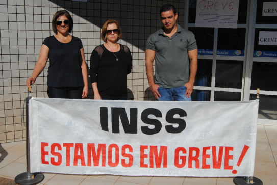 Cerca de 50% dos servidores da agência  aderiram a greve nacional / Foto: Moreira Produções  