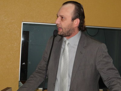 Vereador Luciney Bampi (PV), autor do requerimentoFoto: Moreira Produções