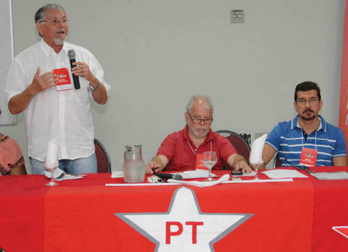 Não sou culpado dele não ter voto’: dispara Zeca após saída de Biffi do PT-MS Zeca, Biffi e Pedro Kemp / Foto: Folha de Dourados