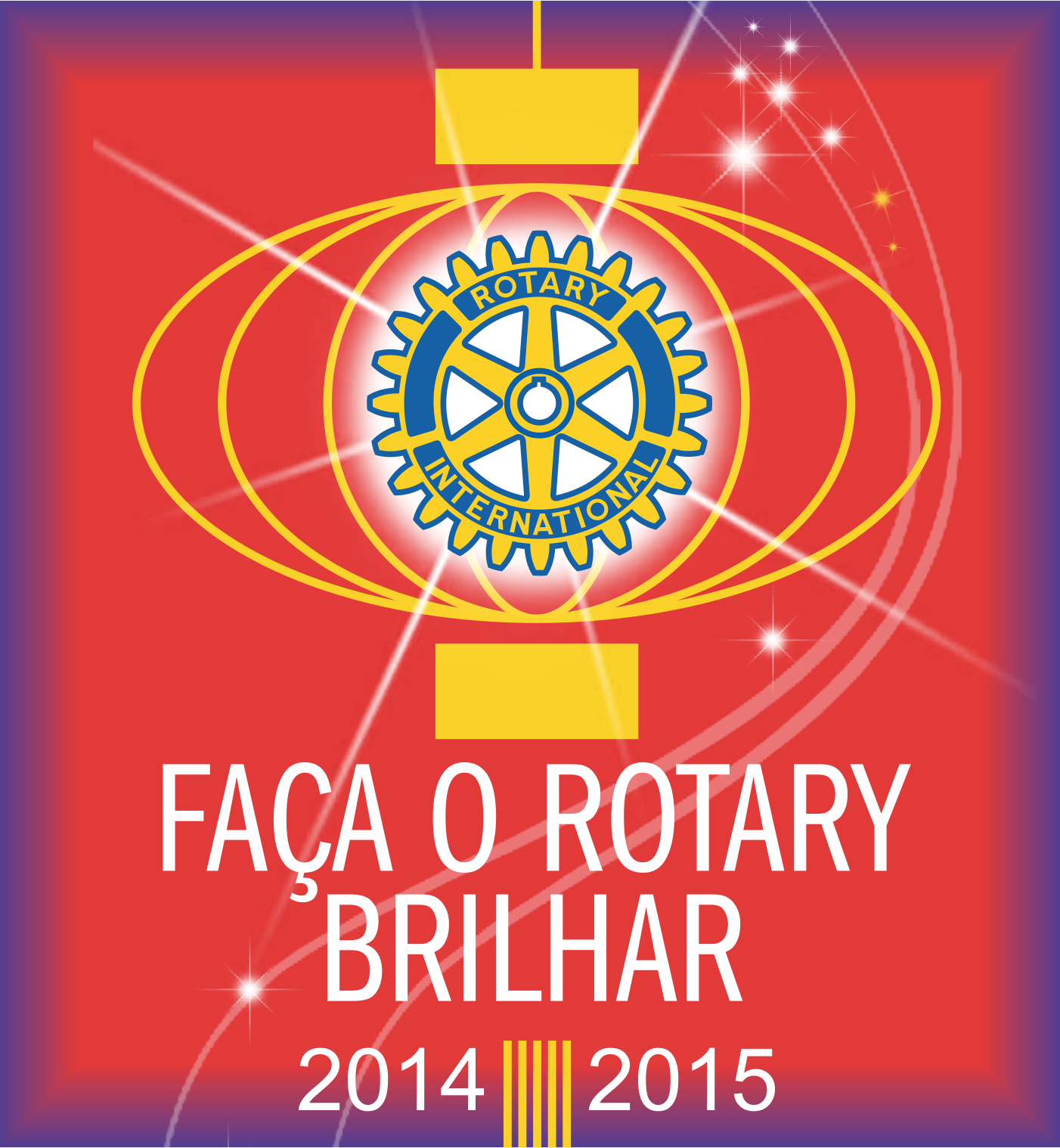 Rotarianos de Amambai destacam 110 anos de Rotary International Lema 2014/2015 do Rotary.