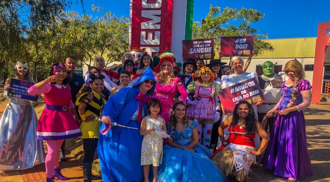 Hemosul convoca “heróis” para abrir junho vermelho Foto: Liga do Bem (Arquivo Campanha 2019)