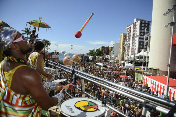 Apresentação do Olodum, um dos blocos mais tradicionais do carnaval de SalvadorFoto: Divulgação