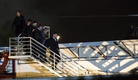 O ex-presidente Luiz Inácio Lula da Silva chega à sede da Polícia Federal  em Curitiba, para cumprir pena de 12  anos e um mês Foto:  Marcello Casal Jr./Agência Brasil