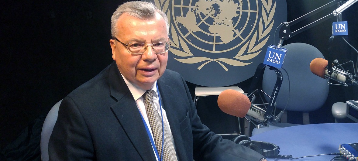 Brasil organiza, em Viena, evento sobre combate à corrupção nos esportes ONU News/Liz ScaffidiDiretor-executivo da agência, Yury Fedotov