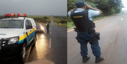 Polícia inicia fiscalização nas estradas Foto: DivulgaçãoMilitares intensificam fiscalização para evitar acidentes e crimes
