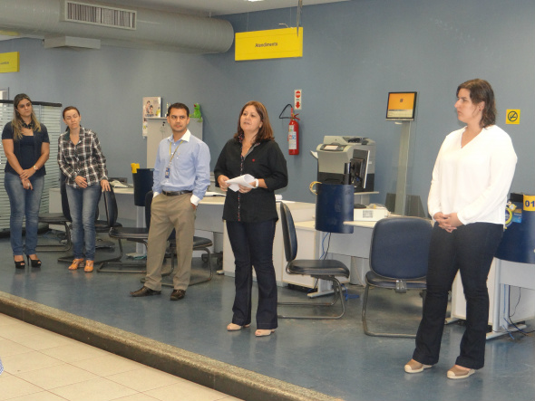 Produtores de Amambai terão crédito antecipado no Banco do Brasil Gerente de relacionamento do agronegócio do Banco do Brasil, Amélia dos Santos, durante lançamento do programa Foto: Moreira Produções