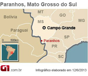 Paranhos (Foto: Editoria de arte/G1)