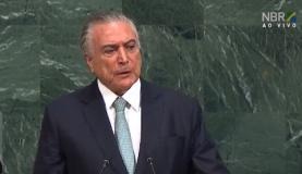 Na ONU, Temer tem encontros com representantes de Israel, Egito e Palestina O presidente Michel Temer durante a 72ª Assembleia Geral das Nações Unidas
