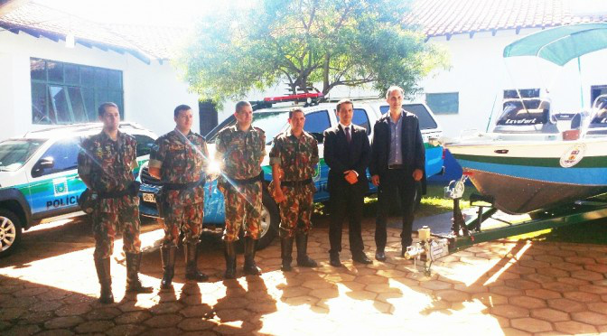 PMA de Dourados recebe viaturas e lancha novas do Ministério Público do Trabalho