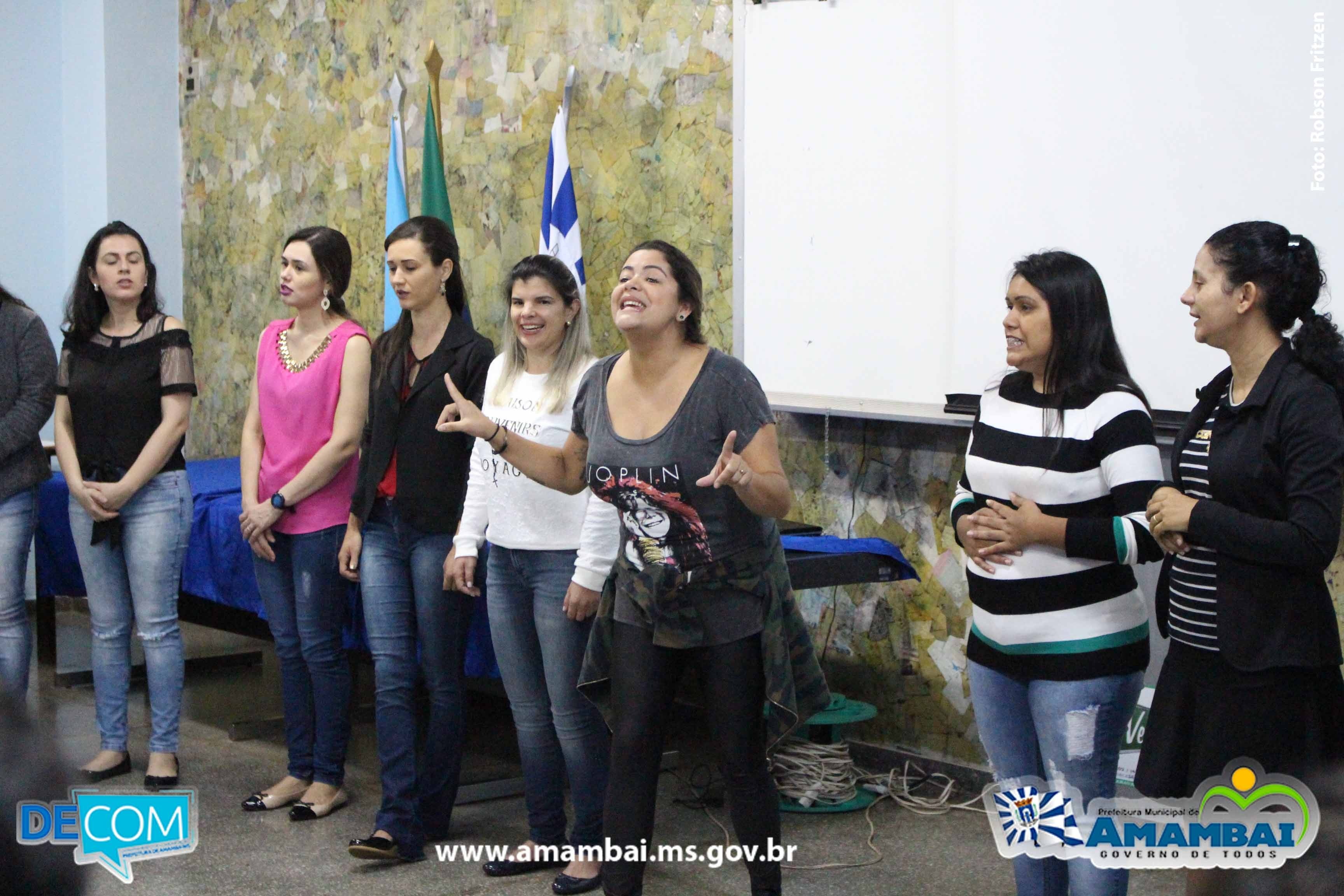 O curso contou com a participação da atriz amambaiense, Alessandra Tavares / Foto: Decom