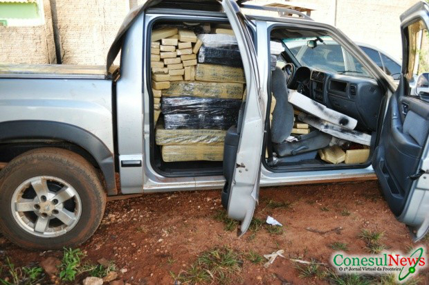 PM do Assentamento Itamarati apreende 2.950 quilos de maconha na rodovia MS-164