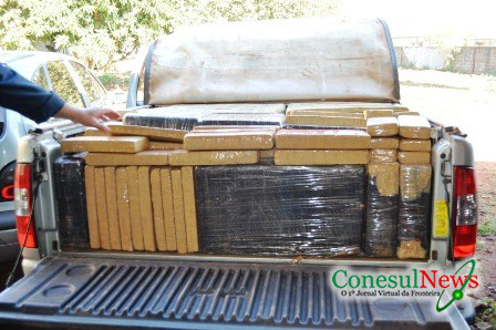 PM do Assentamento Itamarati apreende 2.950 quilos de maconha na rodovia MS-164