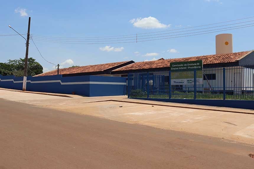 As obras de construção da unidade escolar iniciaram em agosto de 2012. Agora, nesta gestão, puderam ser concluídas / Foto: Decom