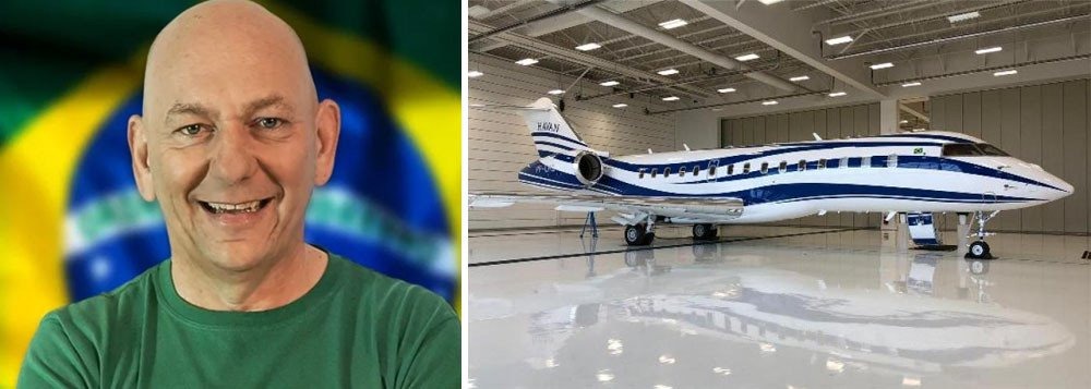 Condenado por não pagar INSS, dono da Havan compra jato de R$ 250 milhões Condenado por não pagar INSS, dono da Havan compra jato de R$ 250 milhões