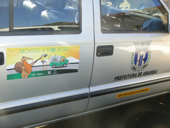 Veículo da Prefeitura de Amambai já é movido a Biodiesel