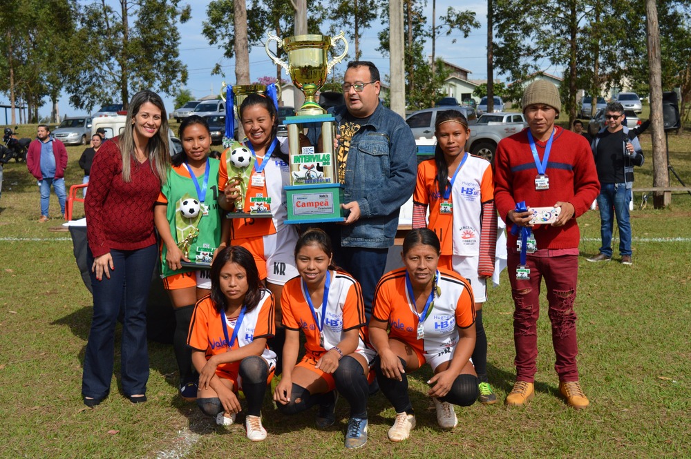 A aldeia Limão Verde foi a campeã na categoria feminina / Foto: Moreira Produções