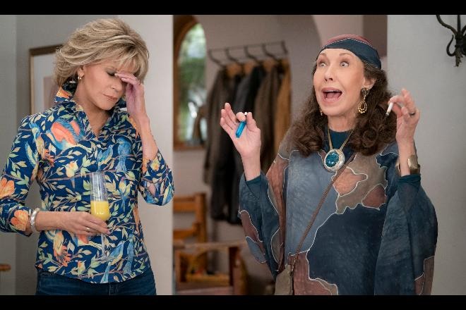 Confira programação de shows e dicas de filmes e séries para o fim de semana Para quem quer se divertir com um pouco de comédia, a dica é a série “Grace e Frankie” - Foto: Divulgação