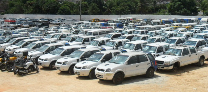 Governo vai leiloar 45 veículos no mês de agosto