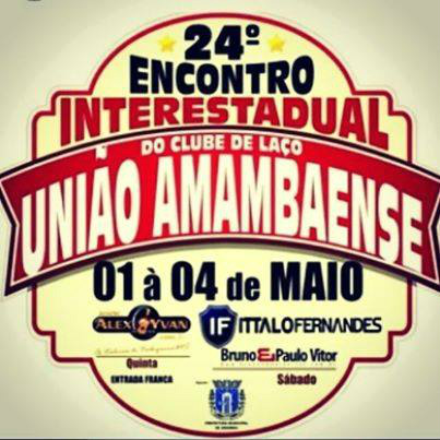 Programação do 24º Encontro Interestadual de Clubes de Laço