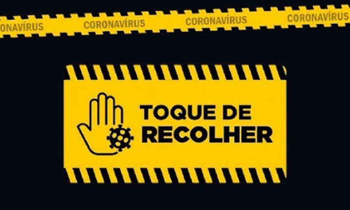 A partir de segunda-feira "Toque de Recolher" passa vigorar das 20h às 5 horas Arte: Decom