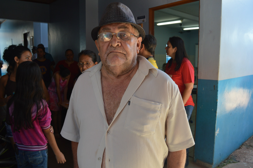 José Júlio realizou vários dos exames oferecidos na feira / Foto: Moreira Produções