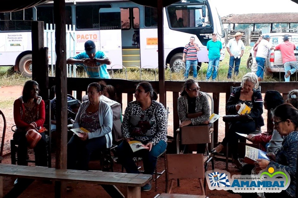 Coordenadoria de Políticas Públicas para Mulheres promove ação na área rural Foto: Decom