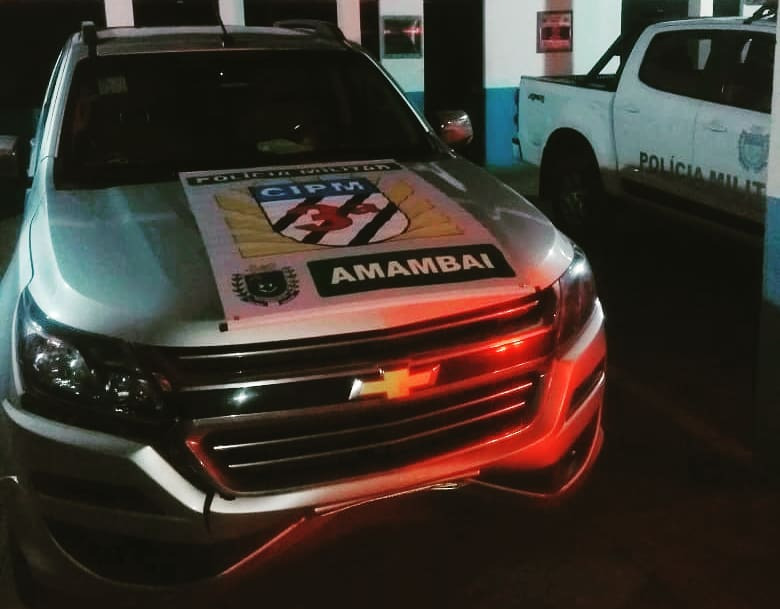 Polícia Militar de Amambai impede roubo e recupera caminhonete Foto: ASSECOM - 3ª CIPM