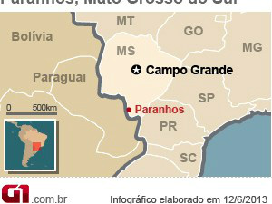 Corpo de índio morto a tiros em Paranhos é enterrado em aldeia Corpo de índio morto a tiros em Paranhos é enterrado em aldeia