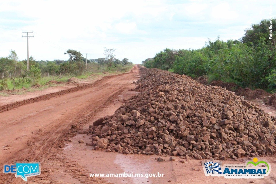 Agesul recupera MS-485 que liga Amambai ao Armazém do Malacarne