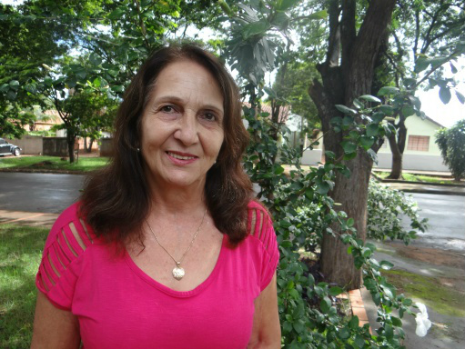 A gestora da Coordenadoria da Mulher em Amambai, Zélia Borges.