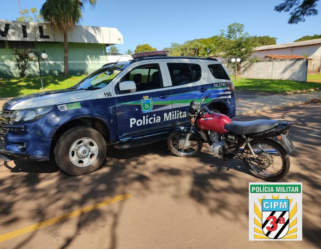 Polícia Militar apreende adolescente infrator por direção perigosa e adulteração Foto: 3ª CIPM